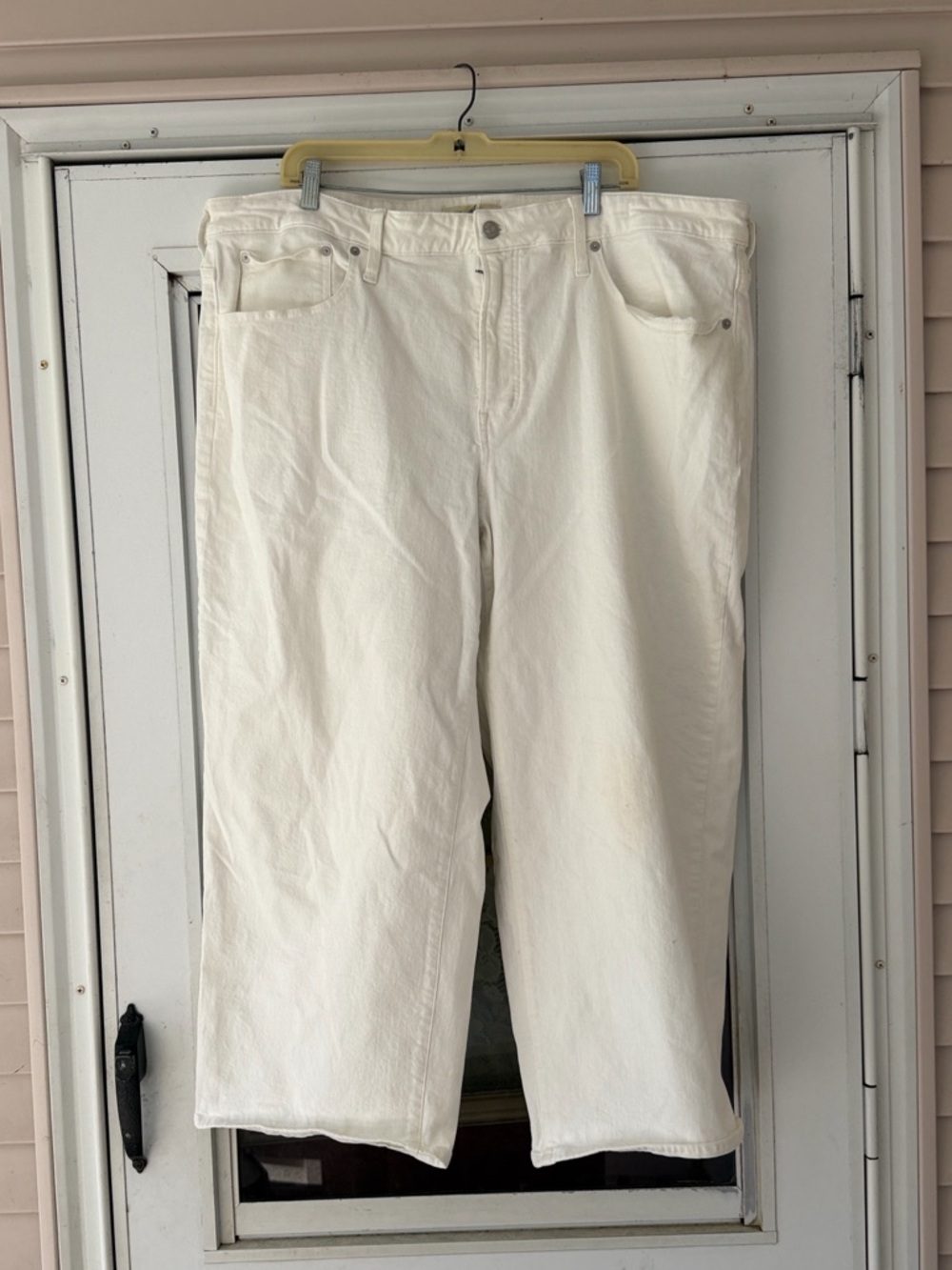 Madewell 22W perfect vintage wide leg crop jeans